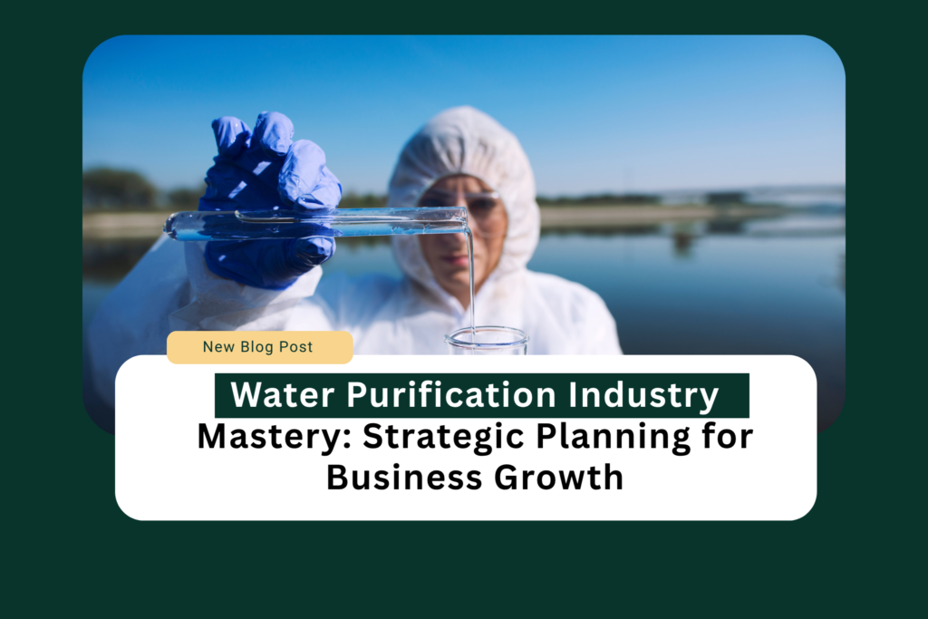 water purification business plan