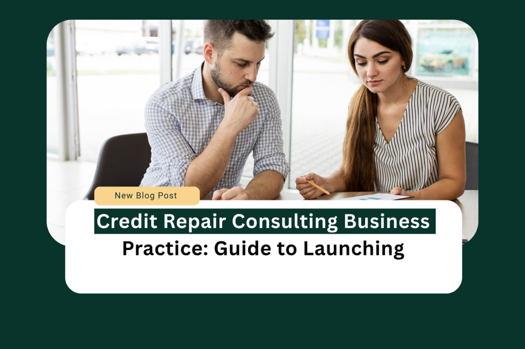Credit repair consulting business plan